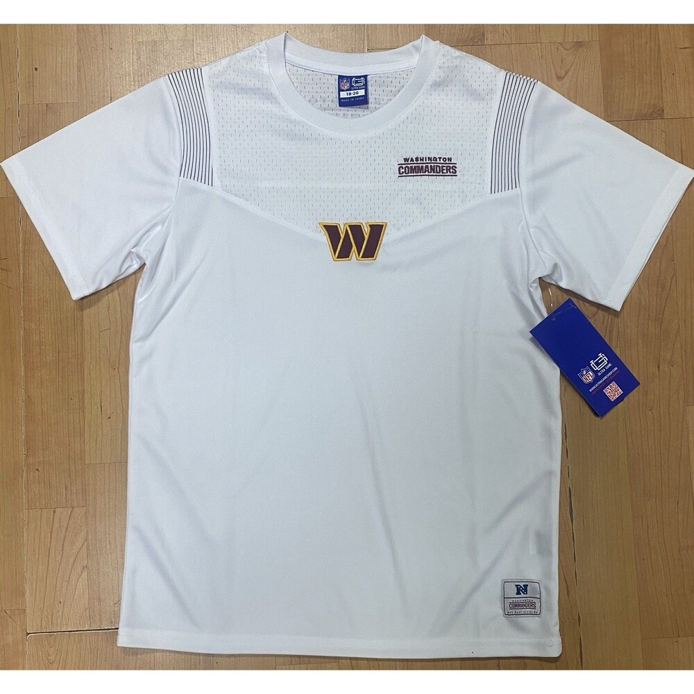 Washington Commanders Youth XL (16-18) Shirt NFL Ultra Game White NWT